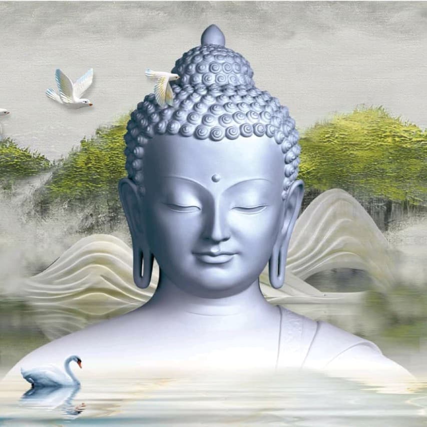 Buddha: The Silence Within Wallpaper