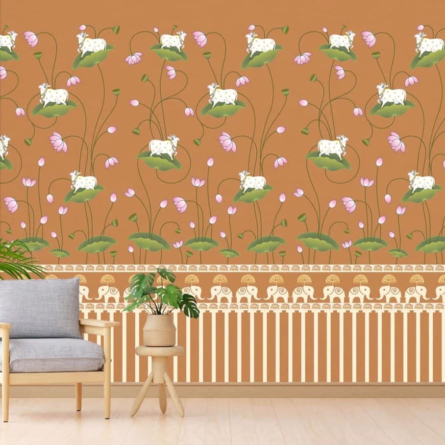 Sacred Lotus Pastures Wallpaper