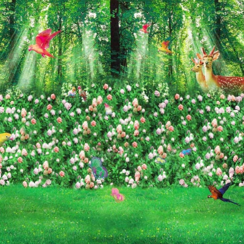 Enchanted Forest of Life Walpaper - Non Woven (Premium)