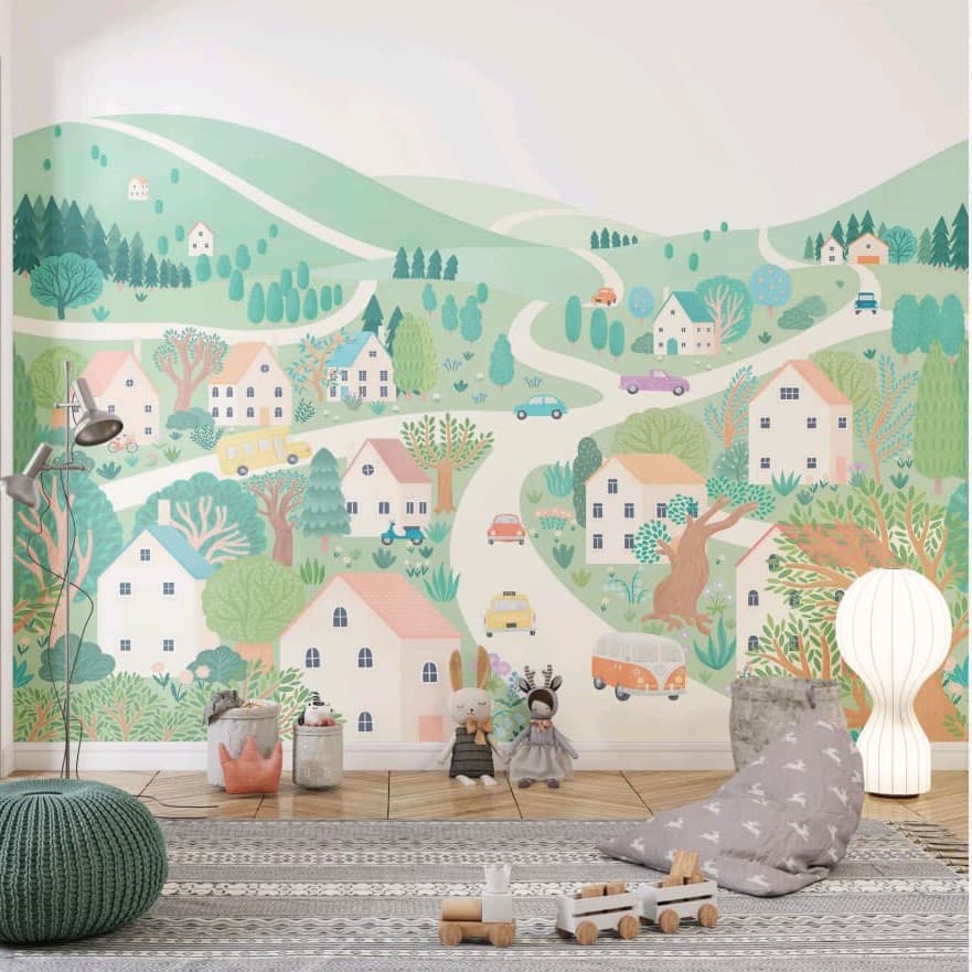 Happy Hills Wallpaper