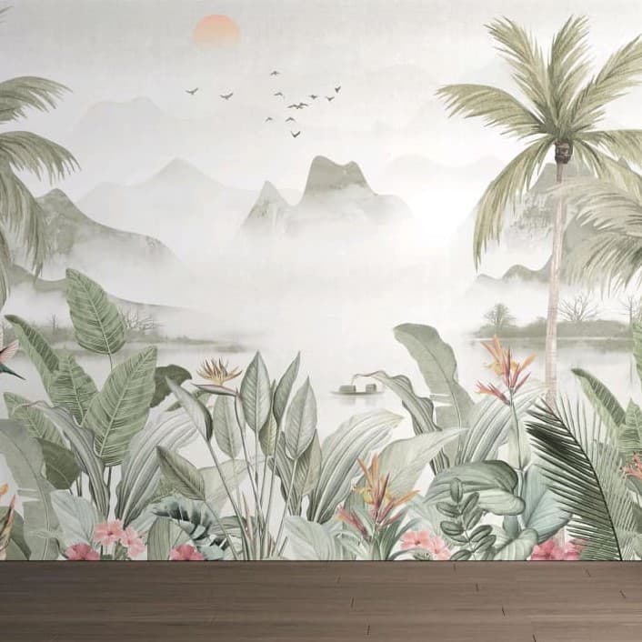 The Zen Horizon Wallpaper - Non Woven (Premium)