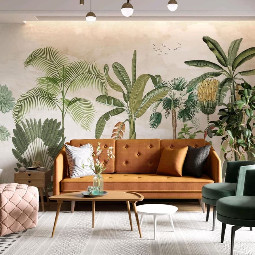 Golden Canopy Retreat Wallpaper