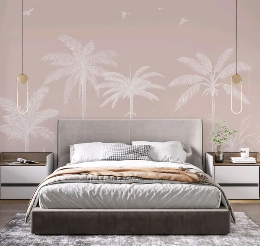 Desert Blush Canopy Wallpaper - Non Woven (Premium)