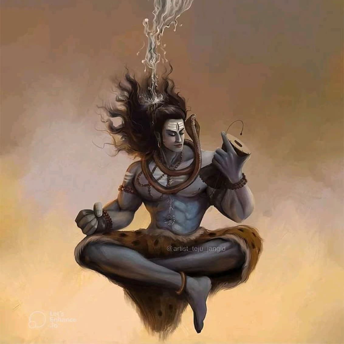 The Silent Power of Shiva & Mahadev - Non Woven (Premium)