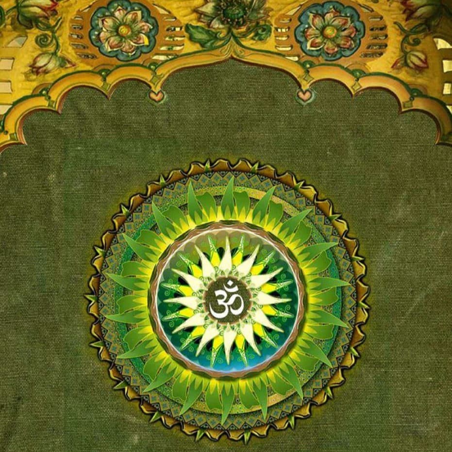 Om: The Pulse of Creation Wallpaper - Non Woven (Premium)